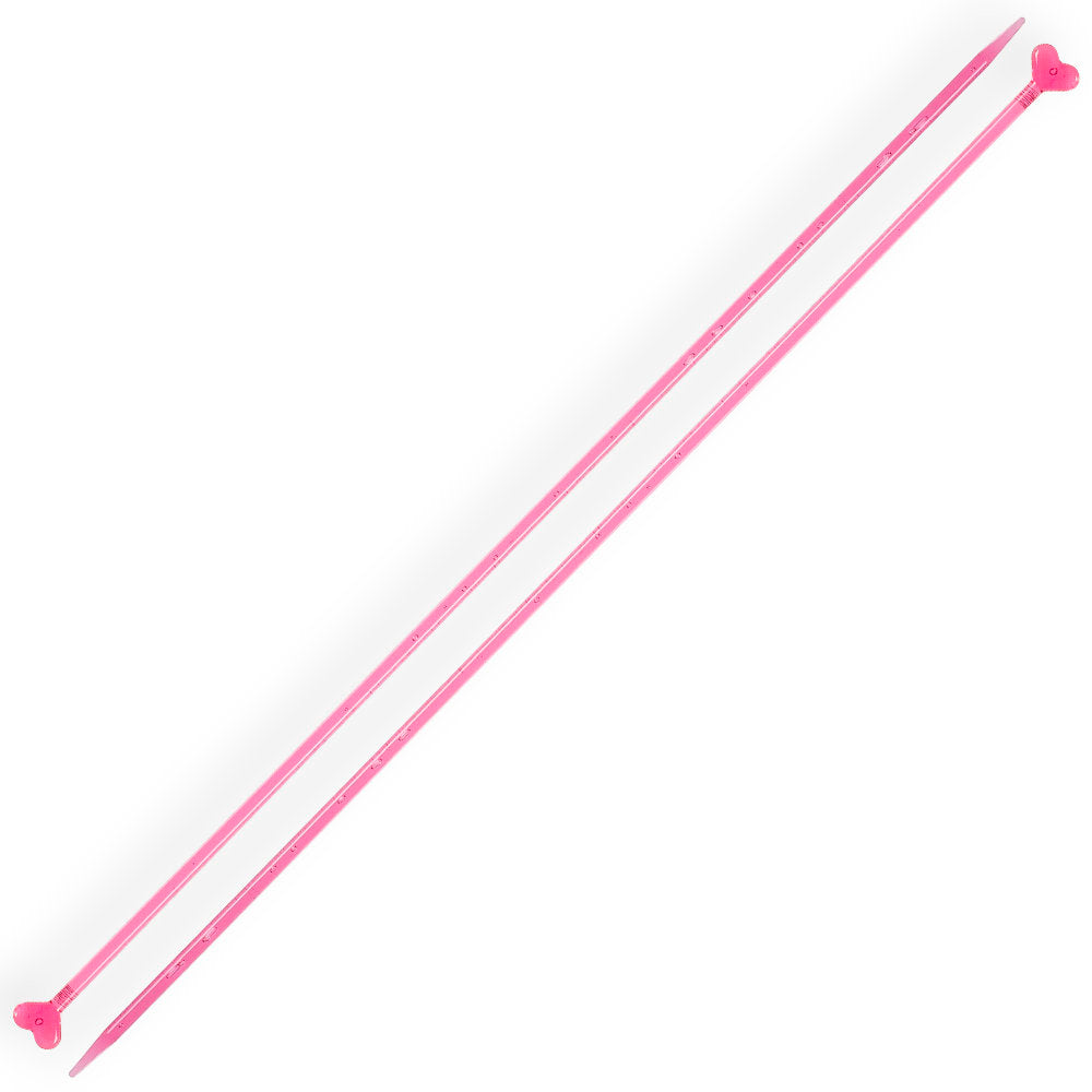 Kartopu 4 mm 35 cm Kırmızı Plastik Örgü Şişi